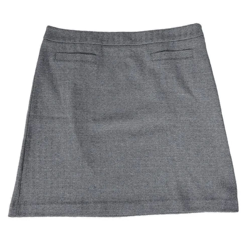 Talbots Women's Herringbone Skirt 14 Petite NEW